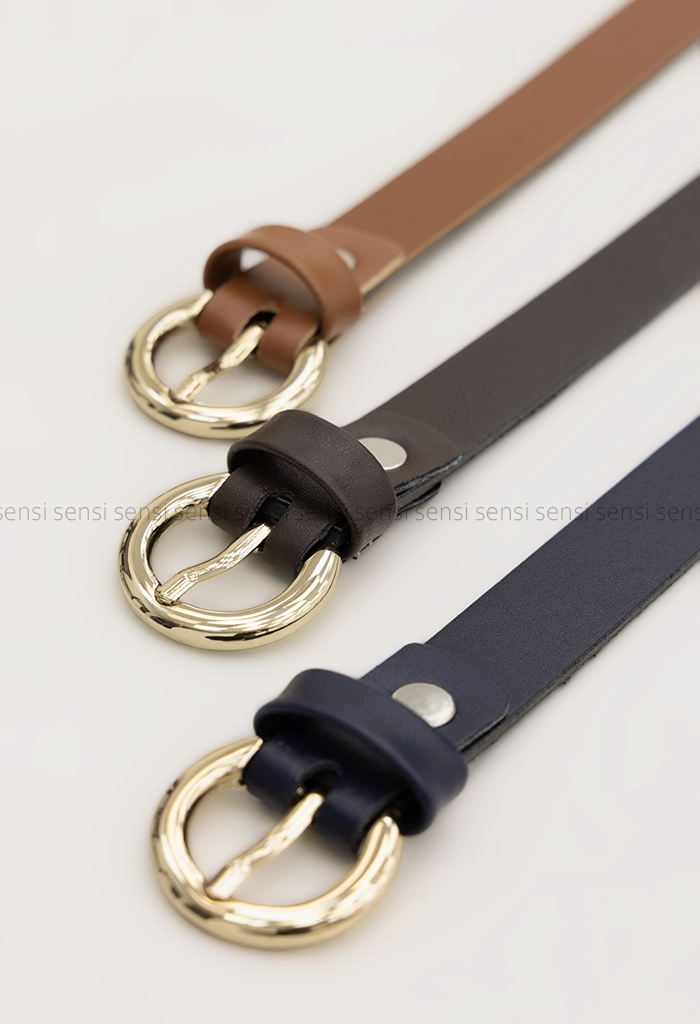 کمربند چرم باریک دو سانت کد1005427